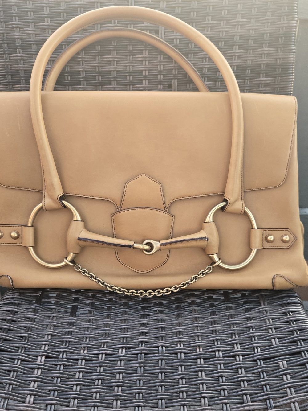 Gucci Leather Tote Handbag